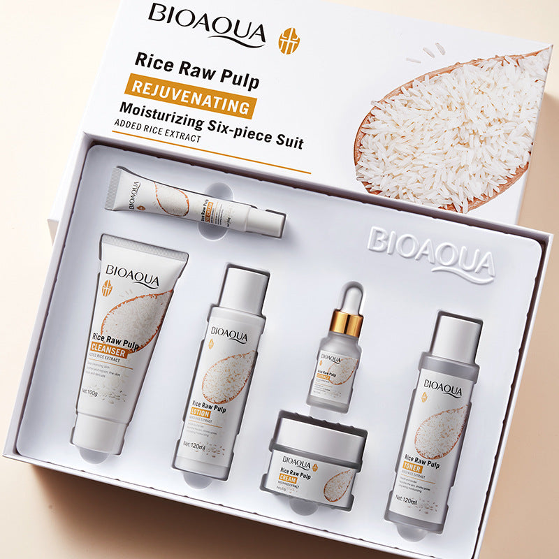 RICE SKINCARE SET- 6 PCS