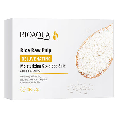 RICE SKINCARE SET- 6 PCS