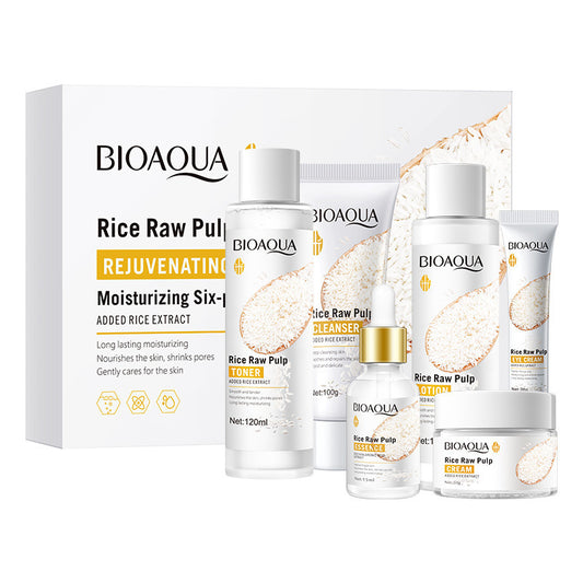 RICE SKINCARE SET- 6 PCS